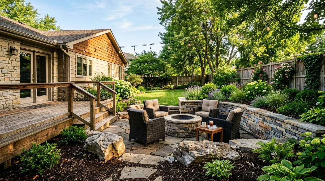 Paver and Gravel Pattern